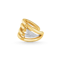 18K Louis Vuitton Volt Upside Down Diamonds Ring