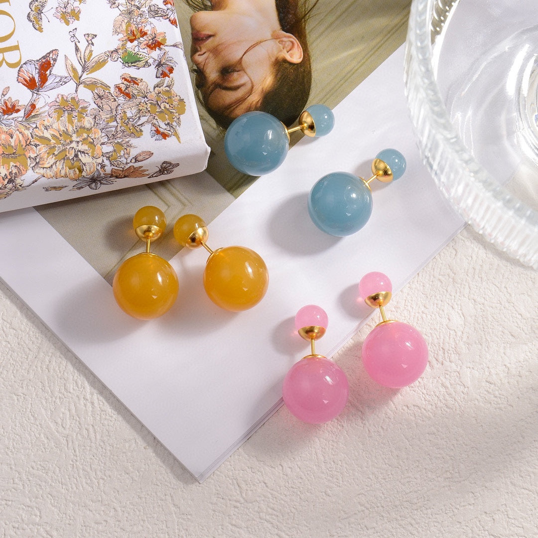 18K Dior Tribales Color Earrings