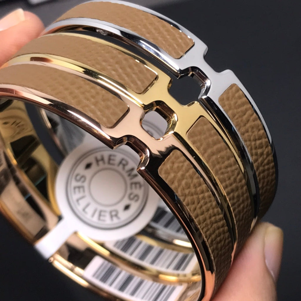 18K Olympe Brown Hermes Bracelet
