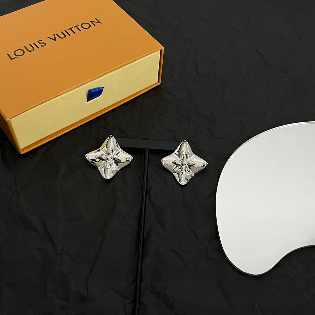 18K Louis Vuitton Futura Earrings