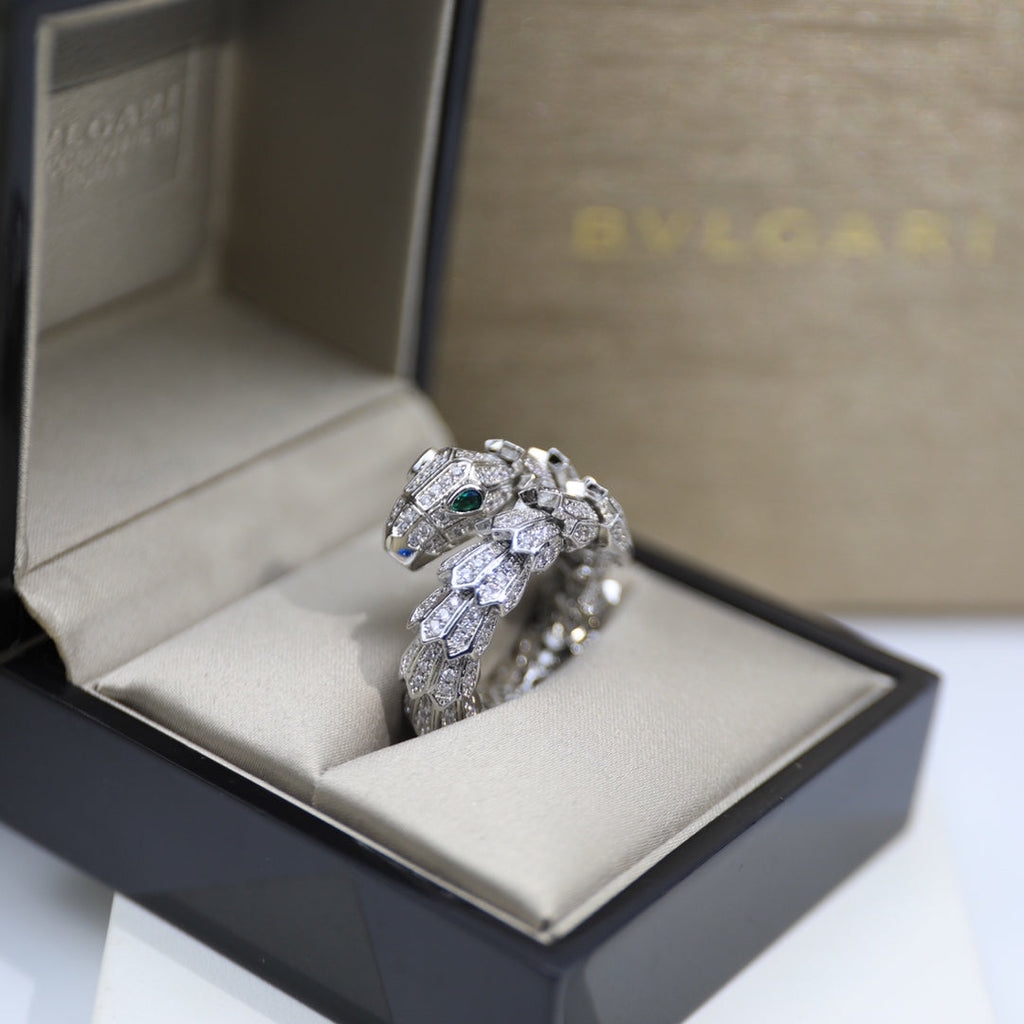 18K BVLGARI Serpenti Tubolari Ring