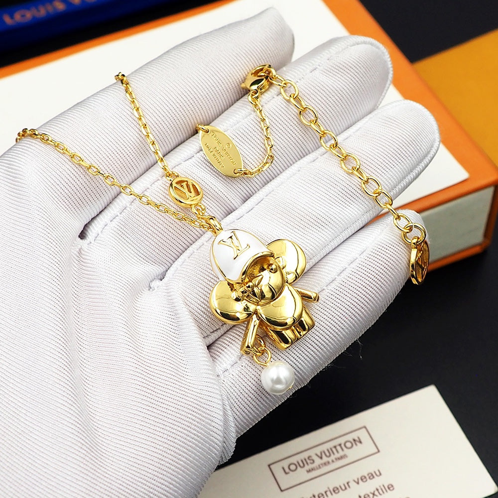 18K Louis Vuitton Vivienne Necklace