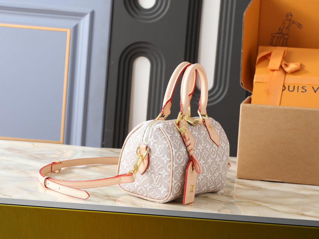 Louis Vuitton Speedy Bandoulière Monogram Emblème Handbag — side