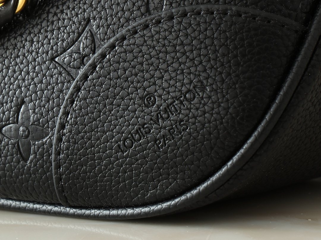 Louis Vuitton Boulogne Embossed Monogram Shoulder Bag — detail