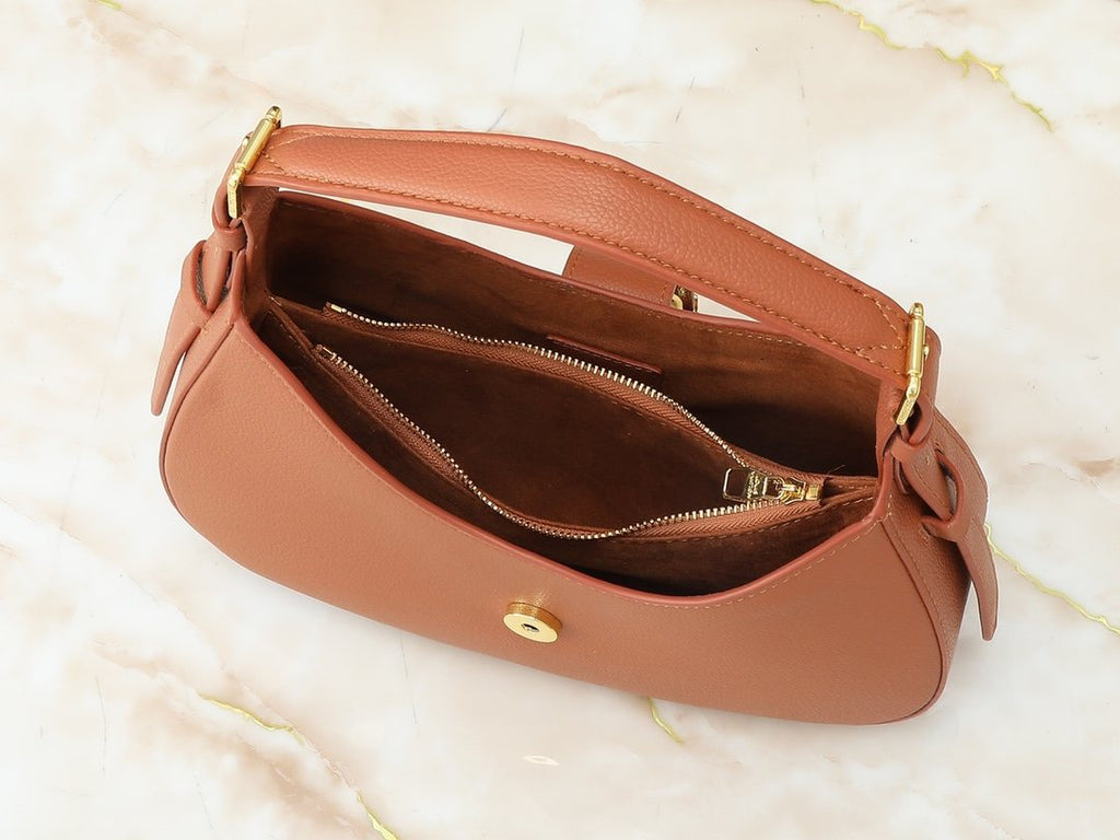 Louis Vuitton Low Key Shoulder Bag in Cognac Brown — detail