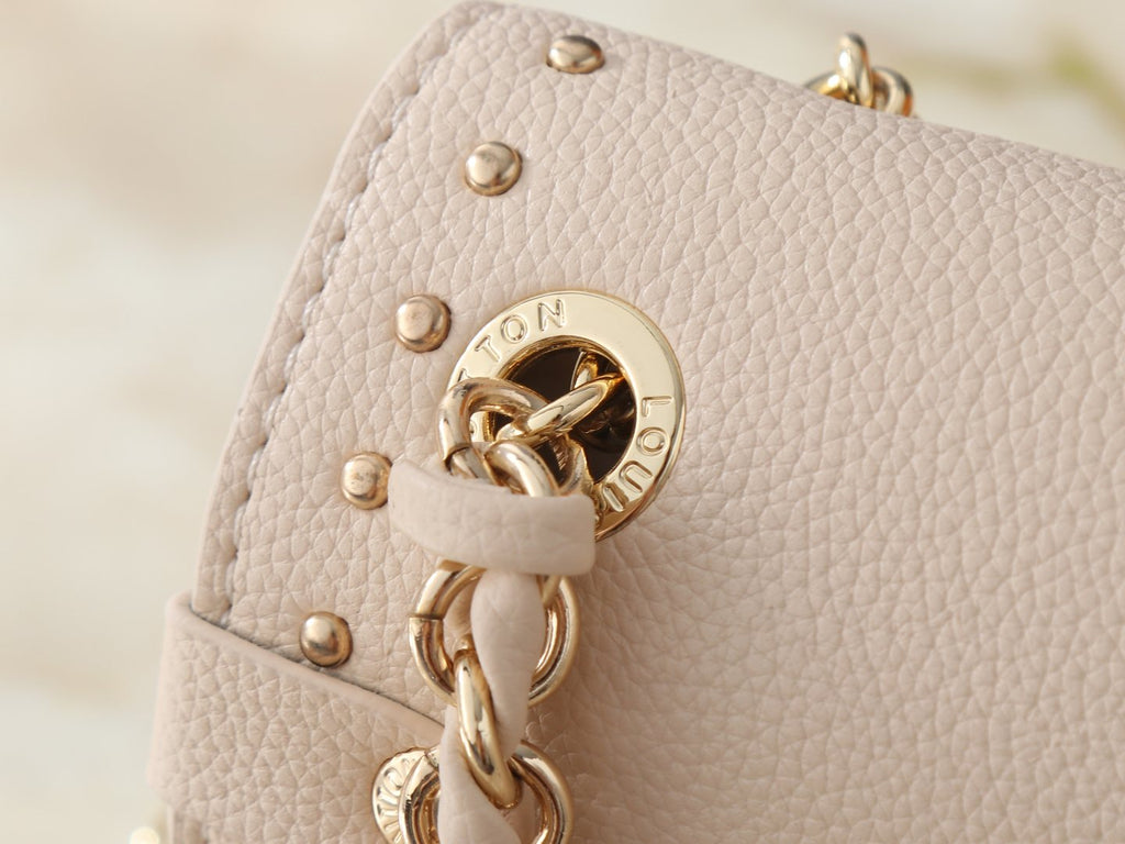 Louis Vuitton Trunkie East West Cream Shoulder Bag — detail