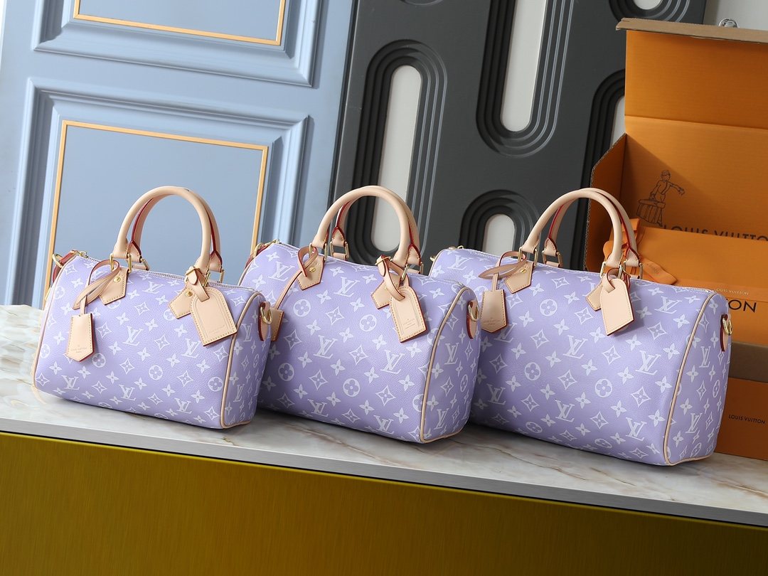Louis Vuitton Lavender Monogram Top-Handle Handbag — hero