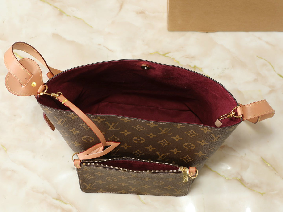 Louis Vuitton All In Monogram Bucket Bag — detail