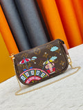 Louis Vuitton Illustrated Monogram Chain Pouch — hero