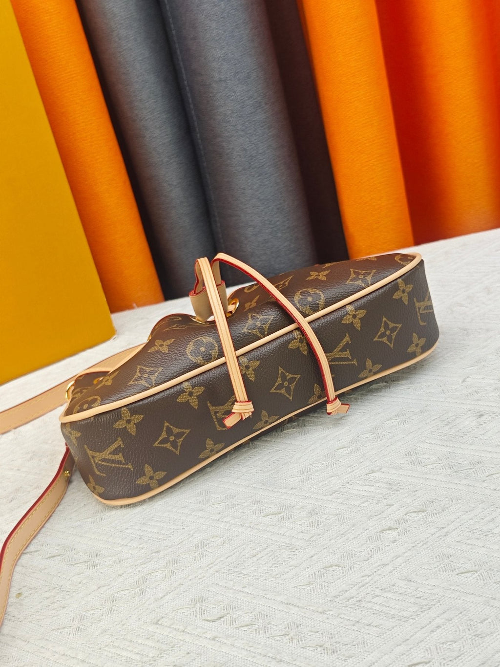 Louis Vuitton Nano Frivole Monogram Drawstring Bag — back