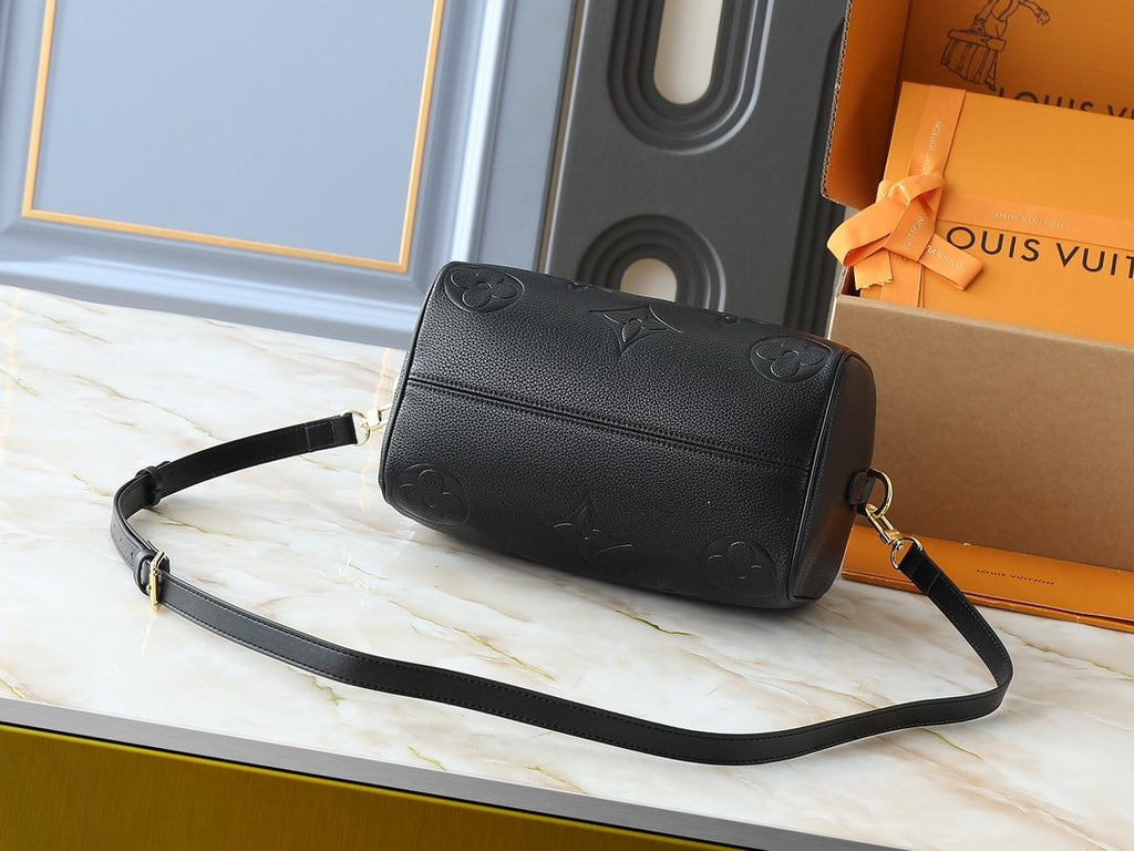 Louis Vuitton Speedy Bandoulière Monogram Empreinte Handbag — back