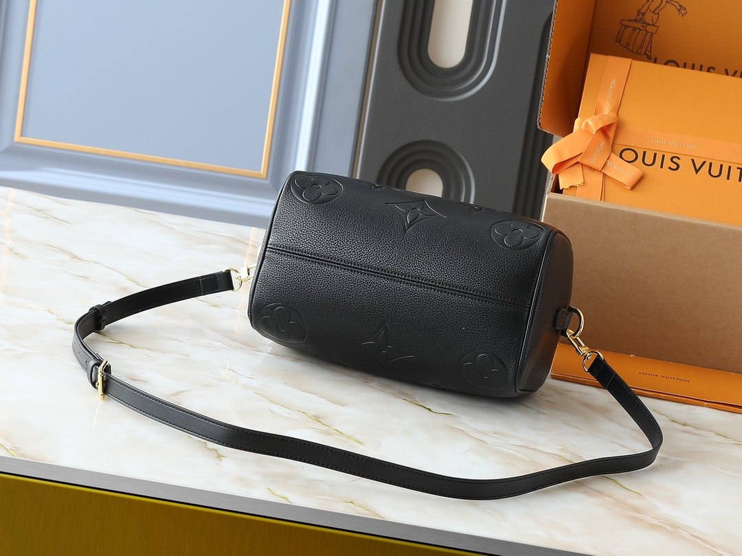 Louis Vuitton Speedy Bandoulière Monogram Empreinte Handbag — back