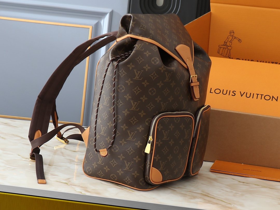 Louis Vuitton Montsouris Cargo Monogram Backpack — side