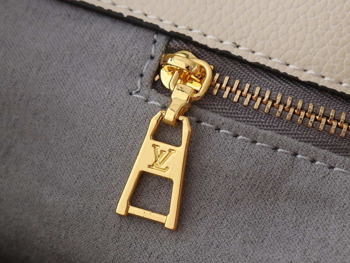 Louis Vuitton On My Side Turn-Lock Tote — detail