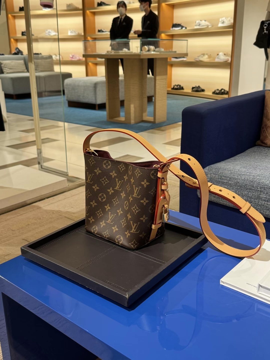 Louis Vuitton All In BB Monogram Bucket Bag — side