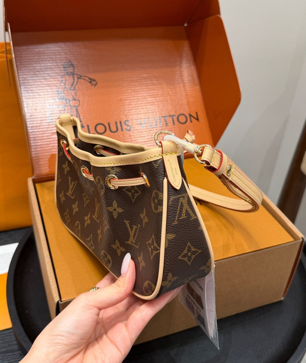Louis Vuitton Nano Frivole Monogram Shoulder Bag — side