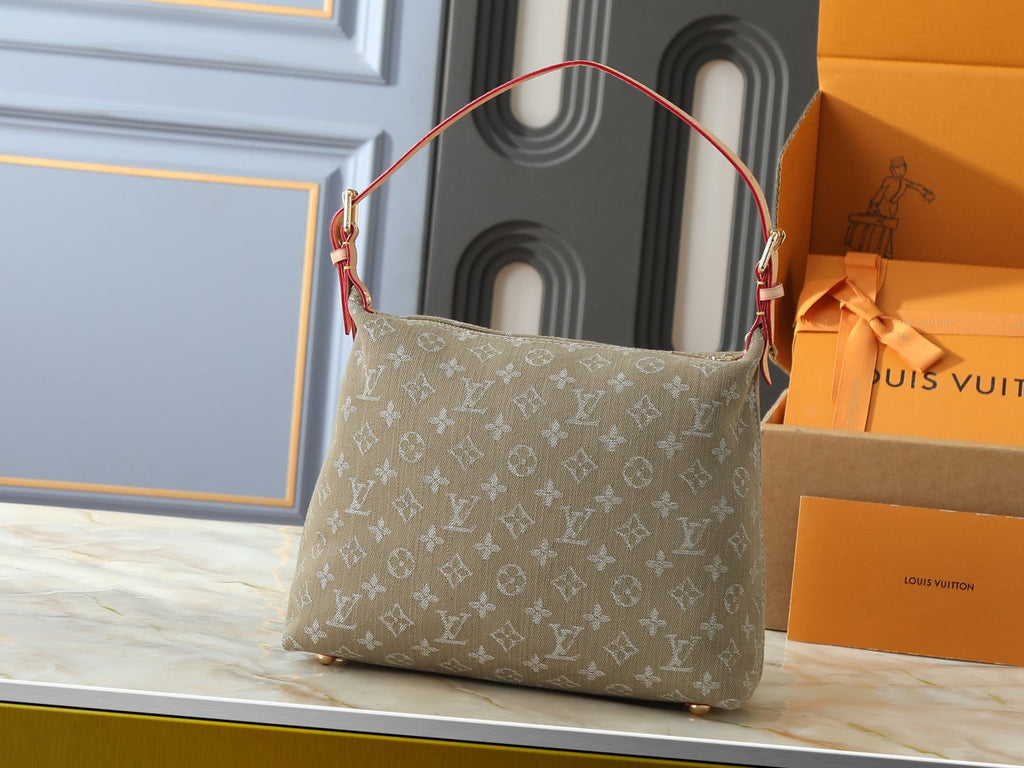 Louis Vuitton Denim Rendez-Vous Baggy Shoulder Bag — back