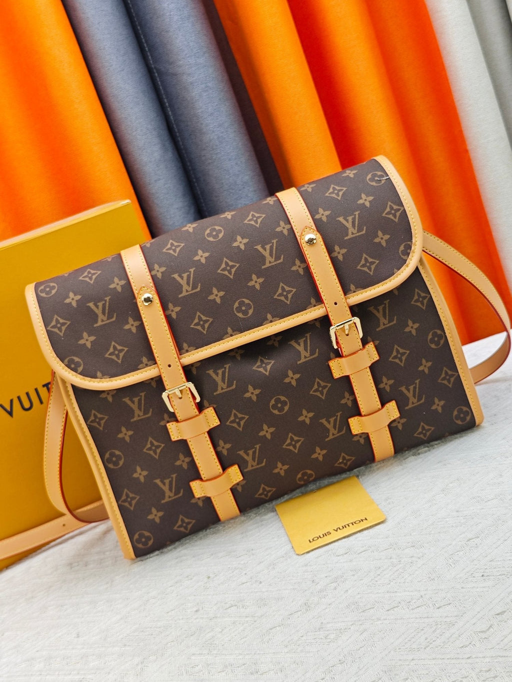 Louis Vuitton Jet Lag Monogram Messenger Bag — hero
