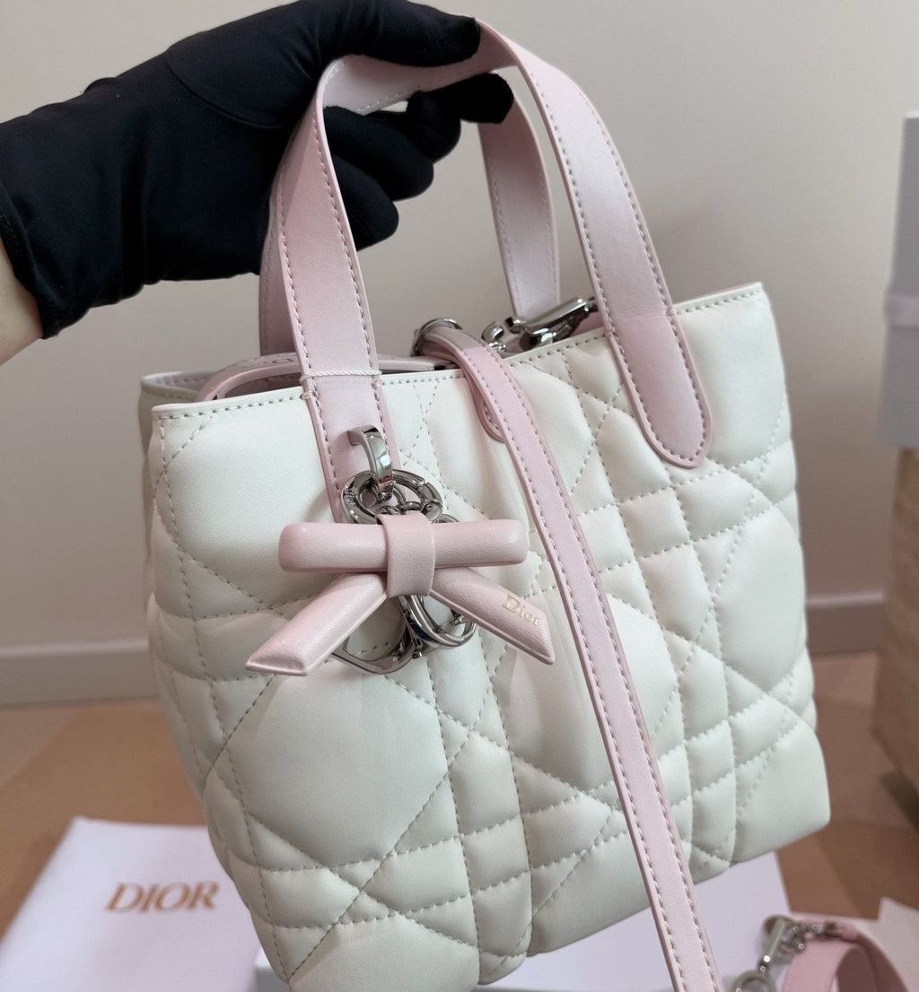 Dior Toujours Upright Quilted Tote Bag — front