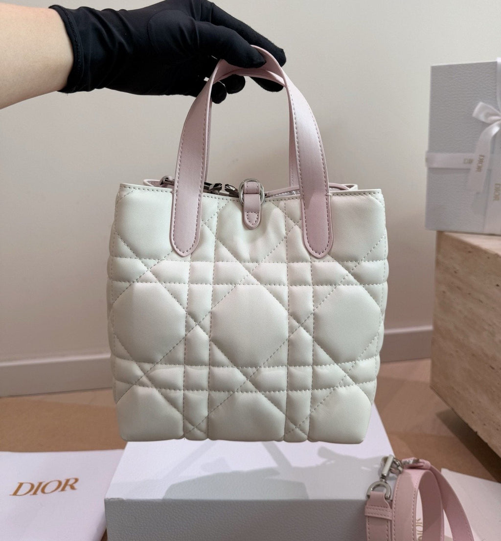 Dior Toujours Upright Quilted Tote Bag — back
