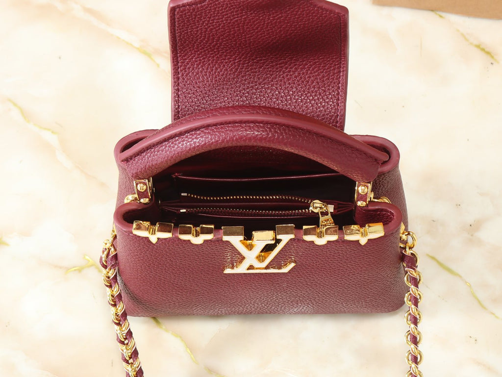 Louis Vuitton Capucines Top-Handle Handbag — detail