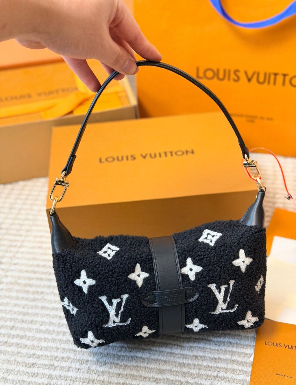 Louis Vuitton Monogram Plush Shoulder Bag — back
