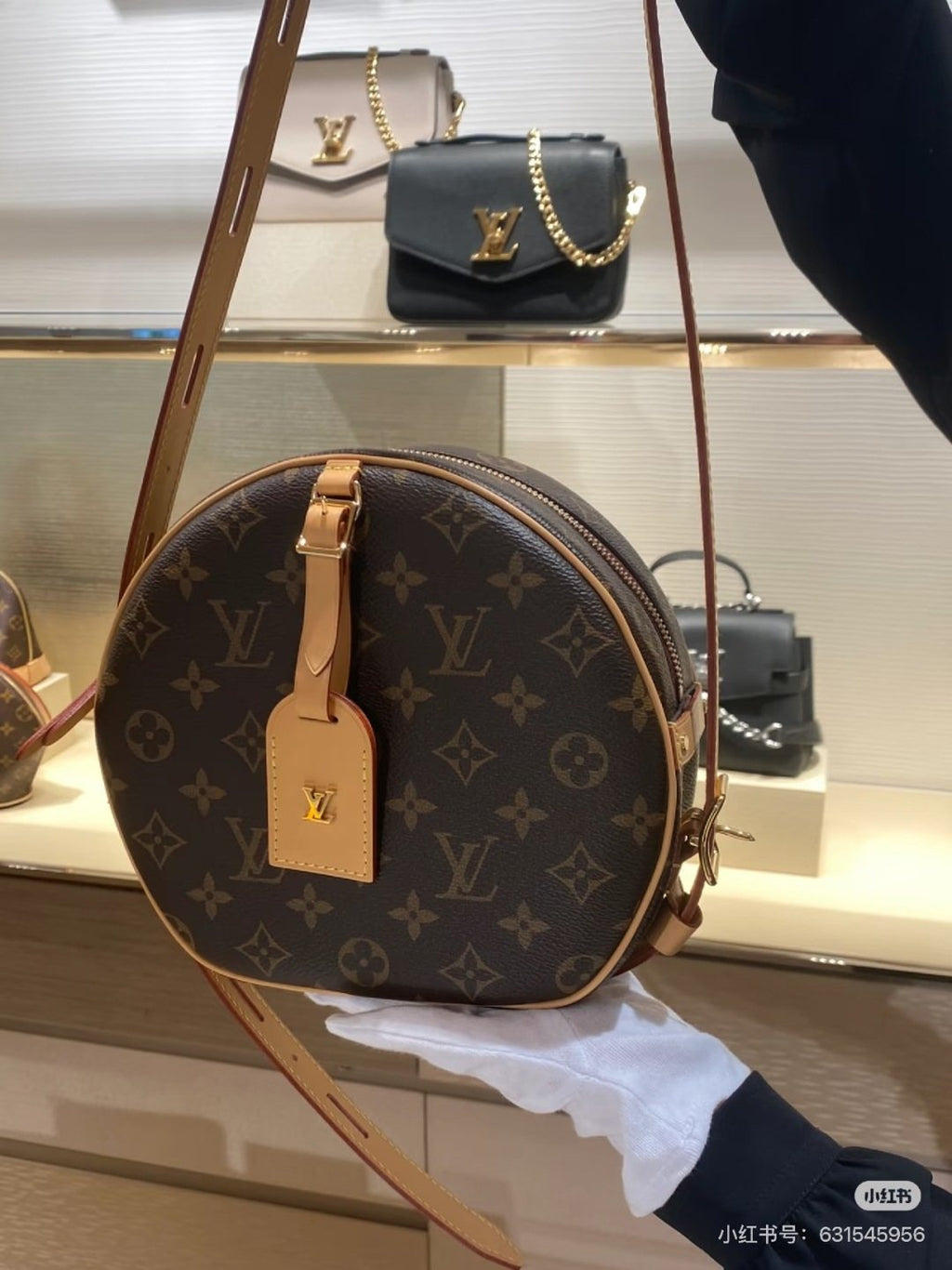 Louis Vuitton Circular Monogram Shoulder Bag — front