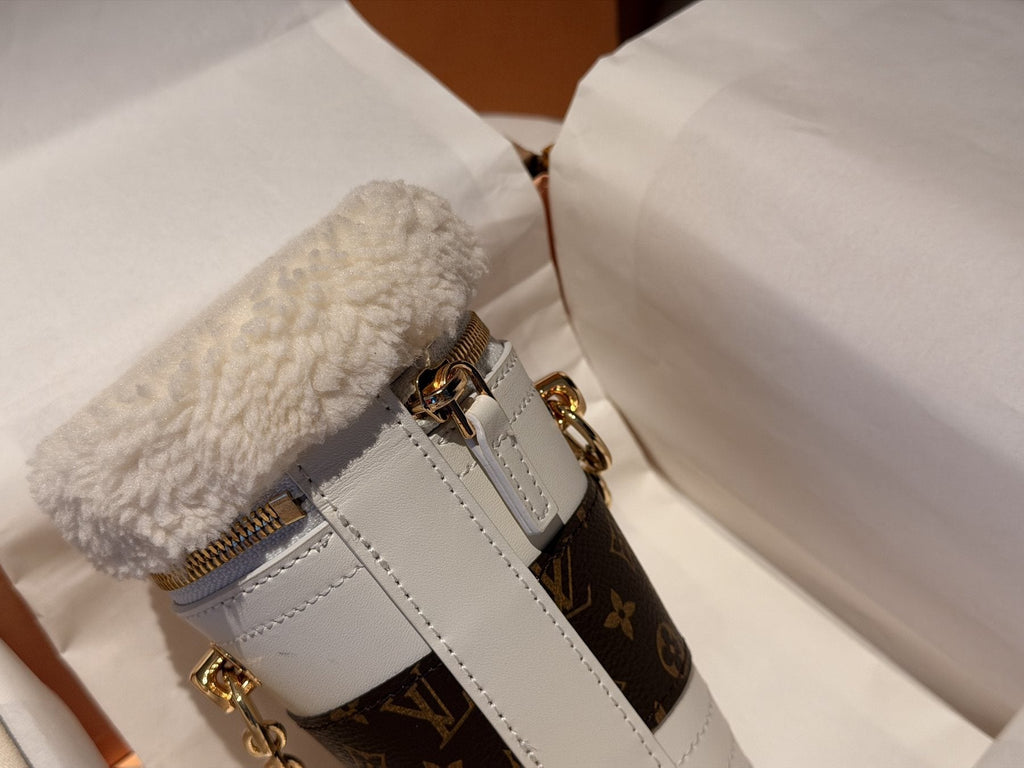 Louis Vuitton Coffee Cup Monogram Crossbody Pouch — detail