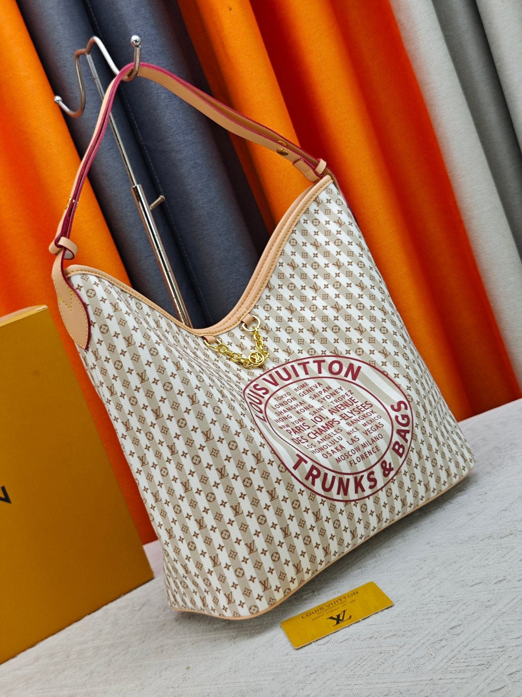 Louis Vuitton LineUp MM Monogram Shoulder Bag — front