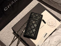 Chanel Diamond-Quilted Chain-Strap Phone Pouch — hero