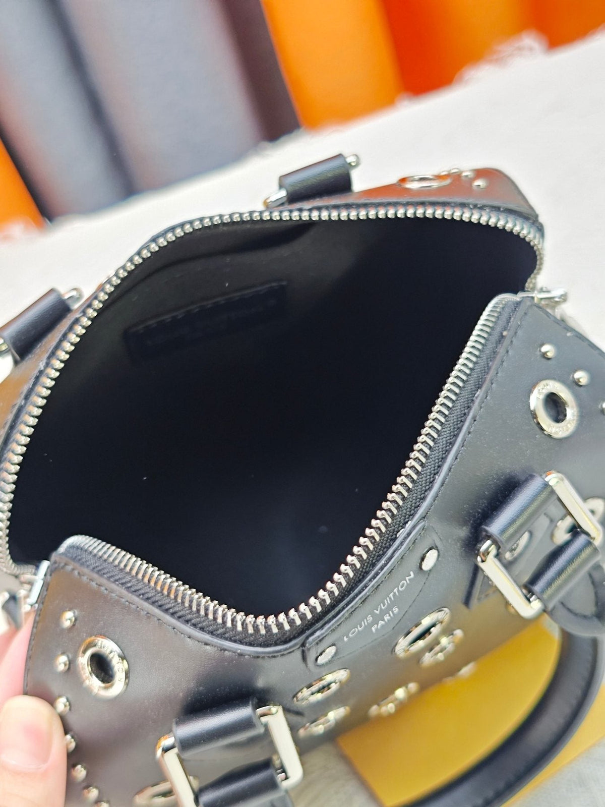 Louis Vuitton Speedy Trunk 20 Eyelet Handbag — front