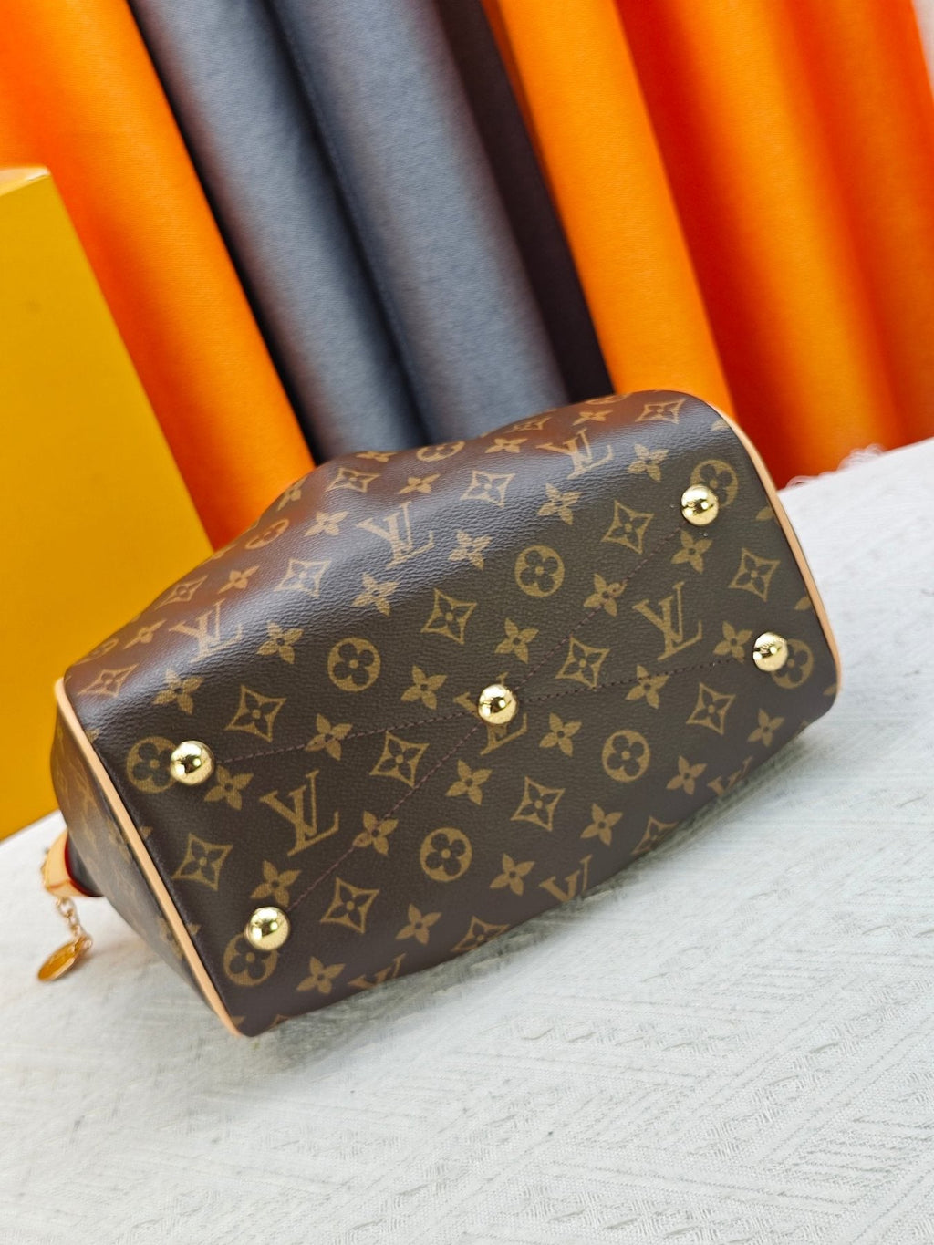 Louis Vuitton Tivoli Monogram Bowling Handbag — detail