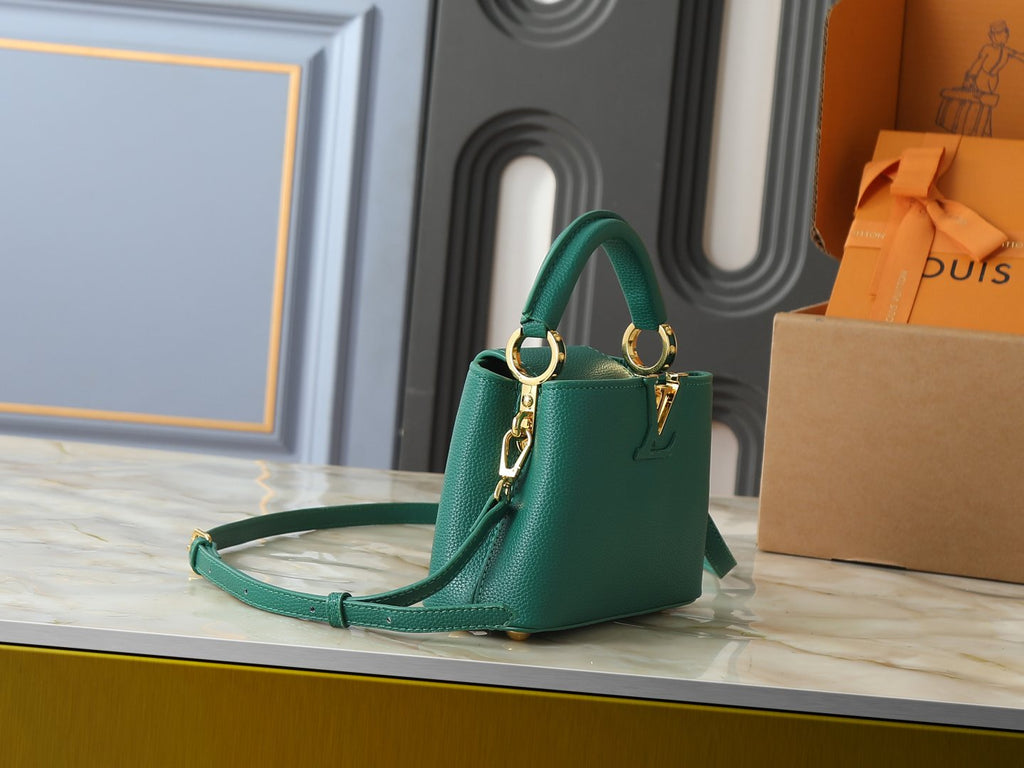 Louis Vuitton Capucines Top-Handle Handbag — side