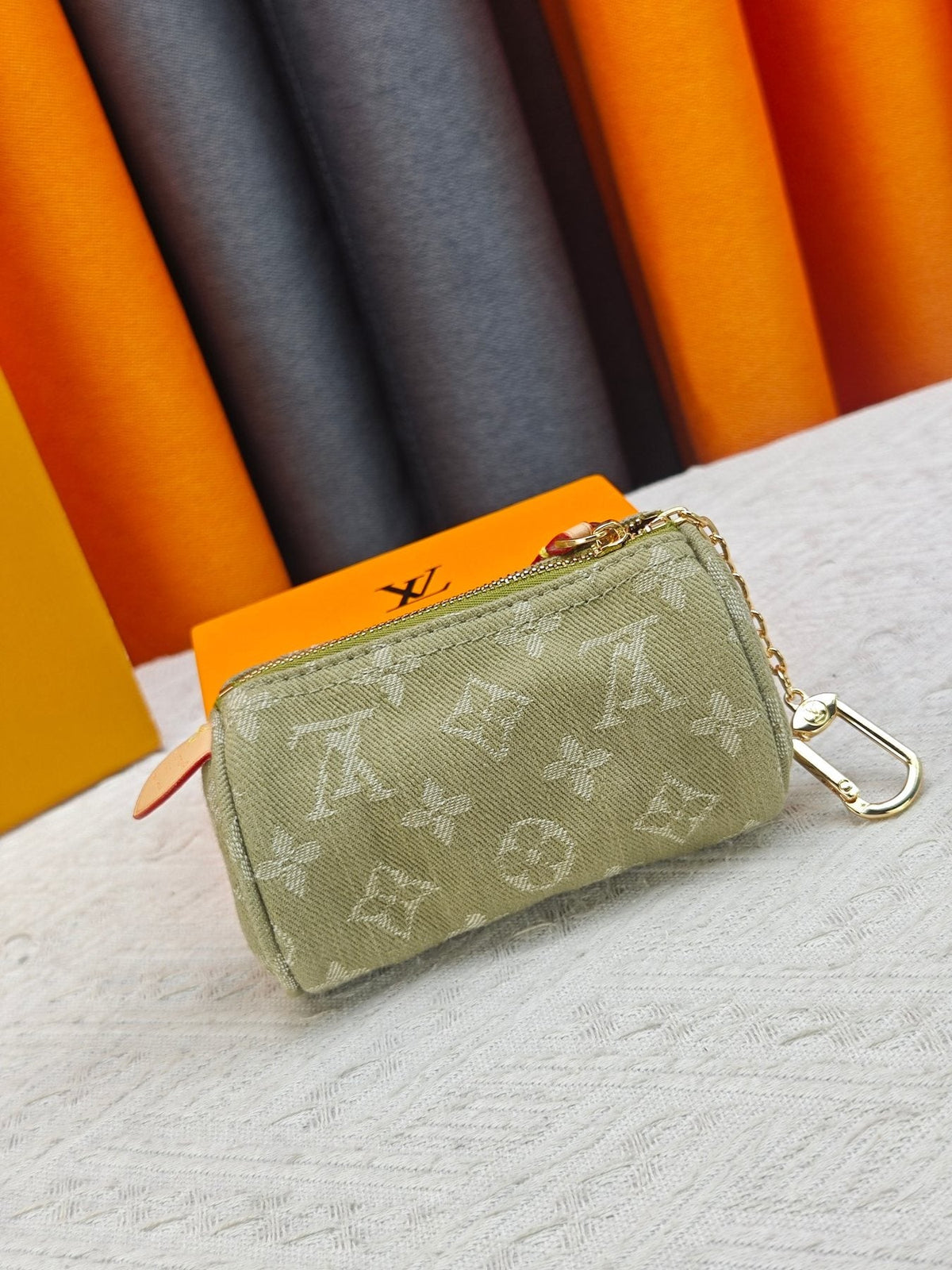 Louis Vuitton Speedy Trousse Monogram Denim Coin Pouch — back
