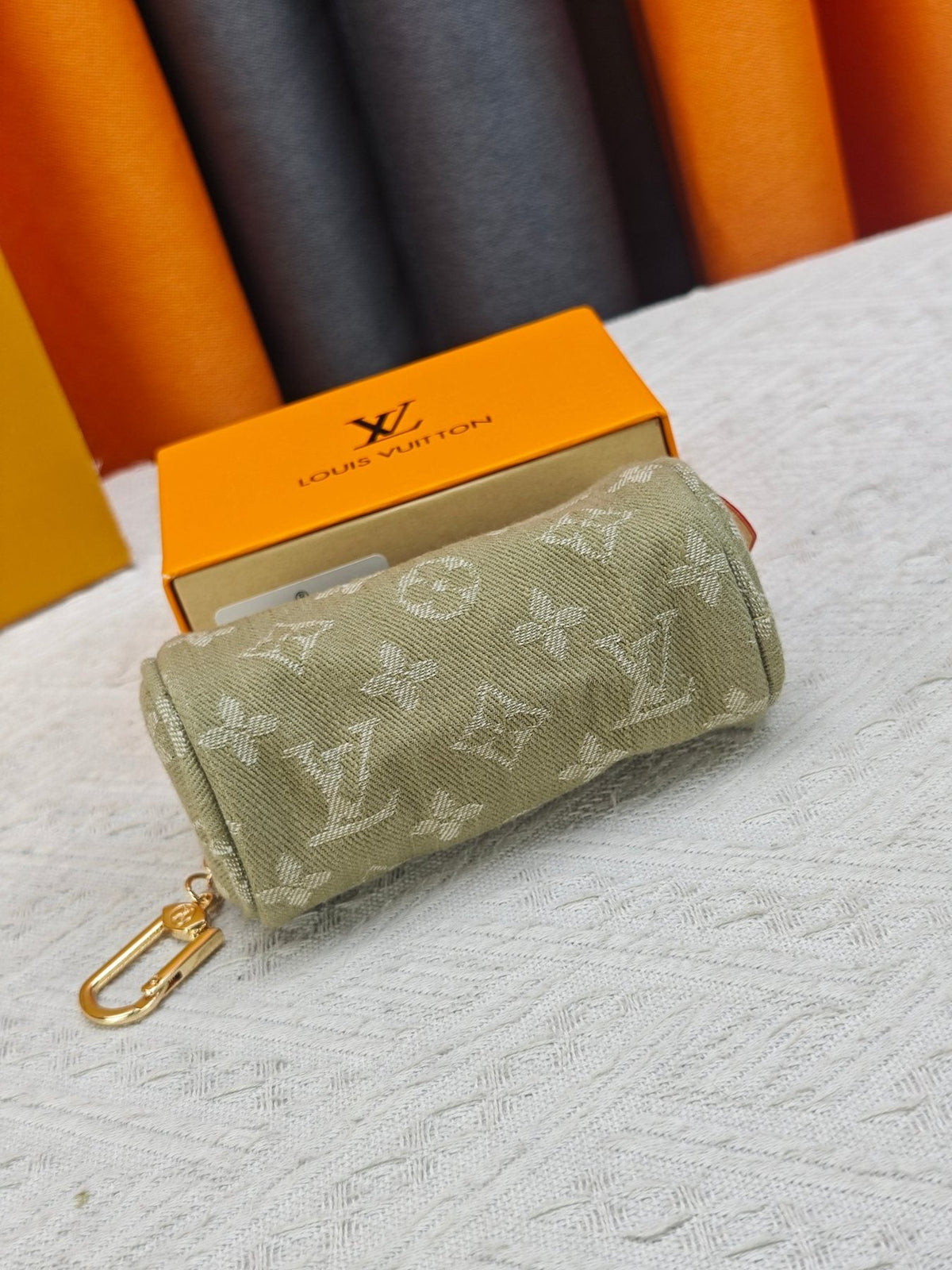 Louis Vuitton Speedy Trousse Monogram Denim Coin Pouch — back