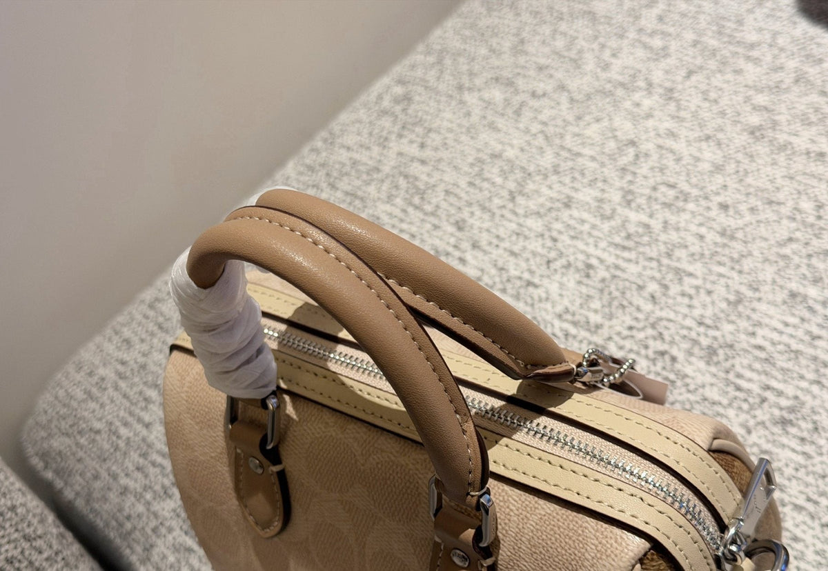Coach Rowan Zip-Top Satchel Bag — detail