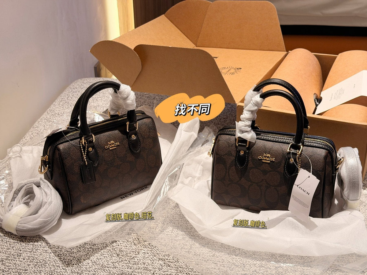 Coach Rowan Zip-Top Satchel Bag — comparison