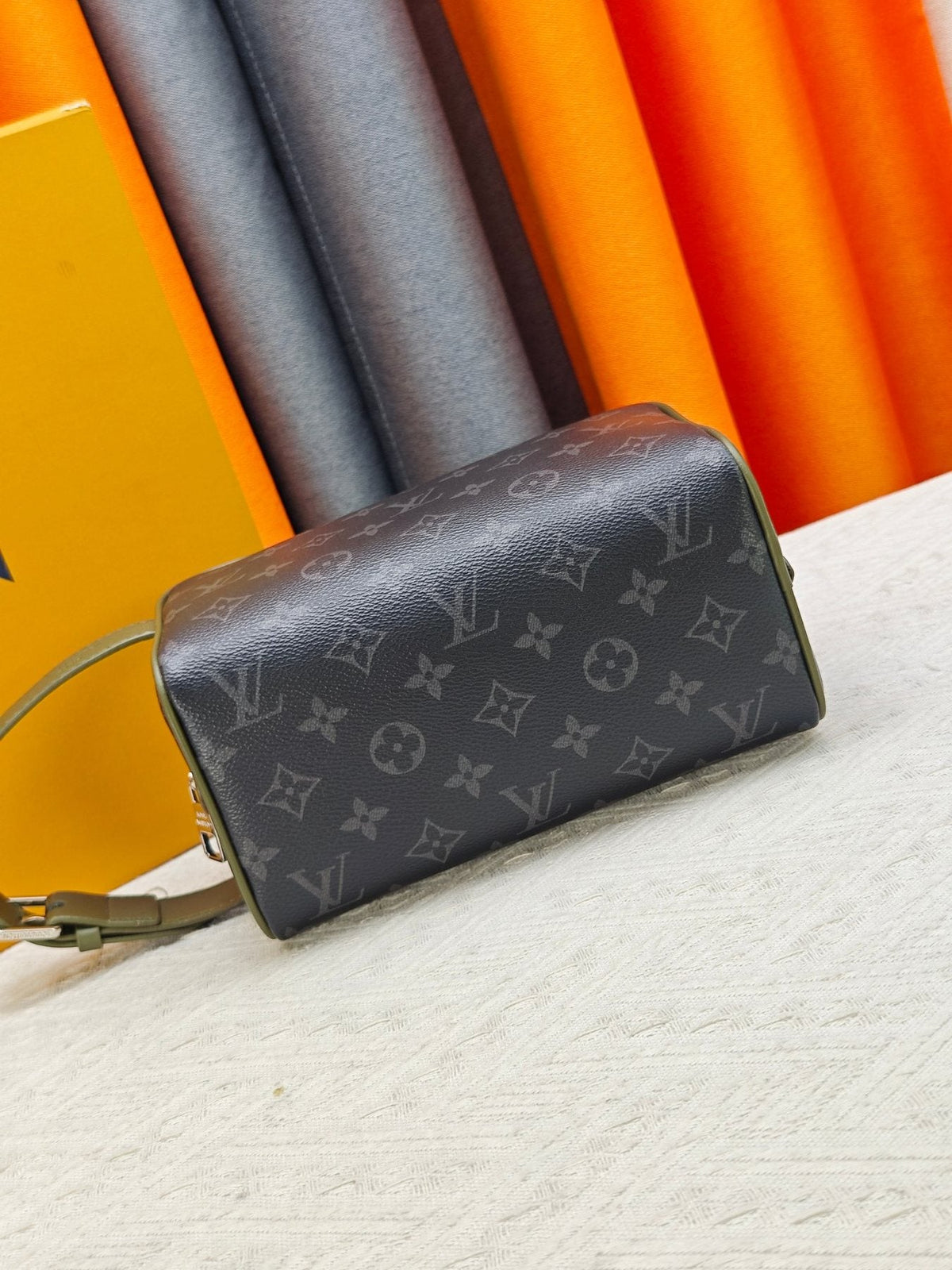 Louis Vuitton Locker Dopp Kit Monogram Toiletry Bag — back