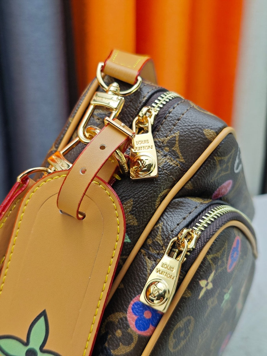 Louis Vuitton Nil Multicolor Monogram Crossbody Bag — detail
