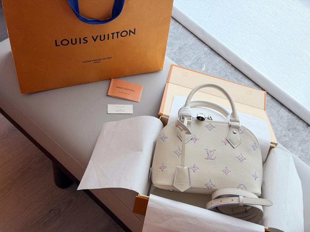 Louis Vuitton Alma Pastel Monogram Handbag — front