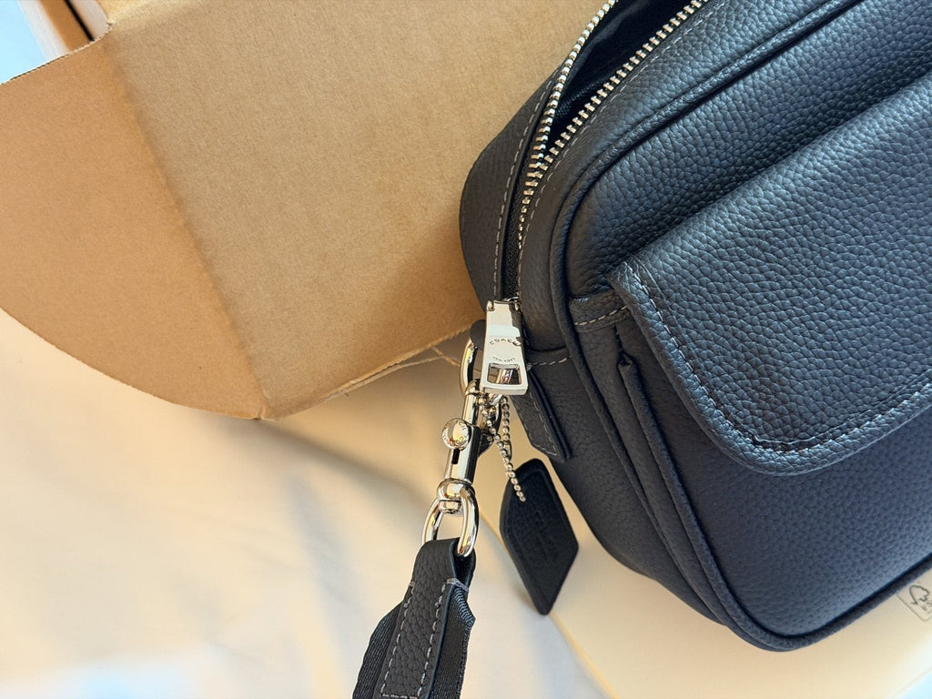 Coach Knox Buckle-Flap Crossbody Bag — detail