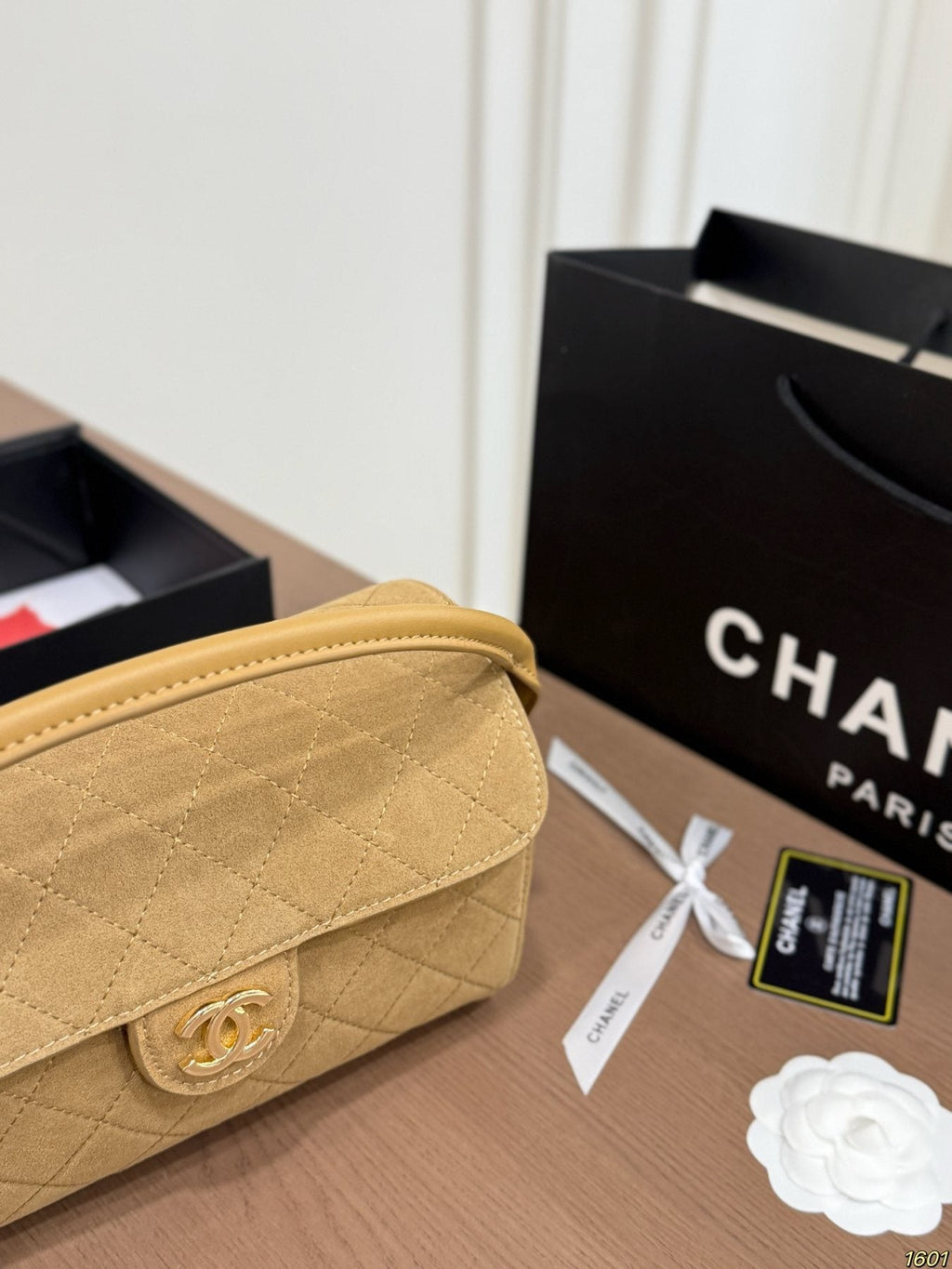 Chanel Quilted Bowling Shoulder Bag — detail
