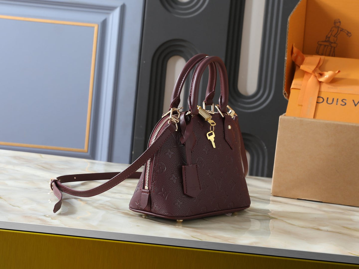 Louis Vuitton Alma BB Monogram Empreinte Bag — side