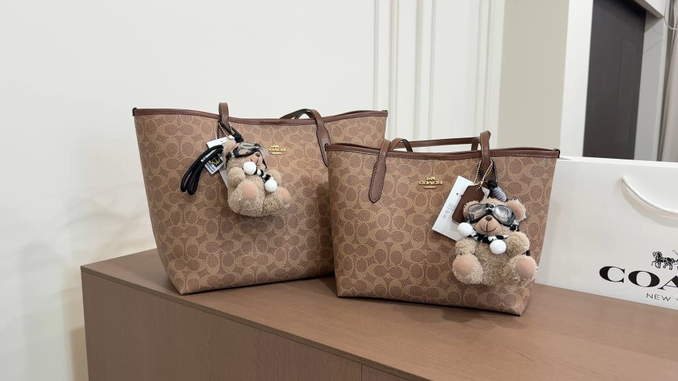 Coach Patterned Tapered Tote Bag — hero