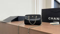 Chanel Textured Chain-Handle Bowling Bag — hero