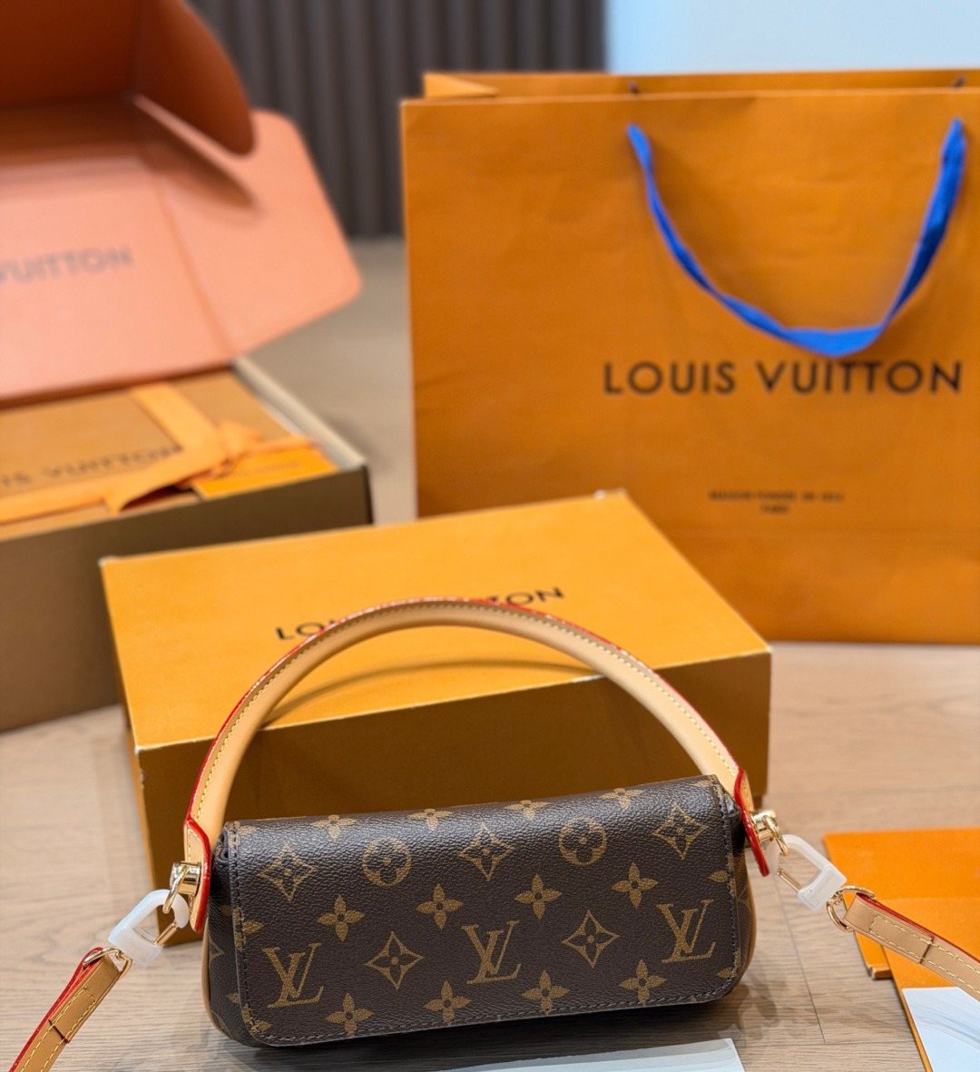 Louis Vuitton Troubadour Monogram Crossbody Bag — back