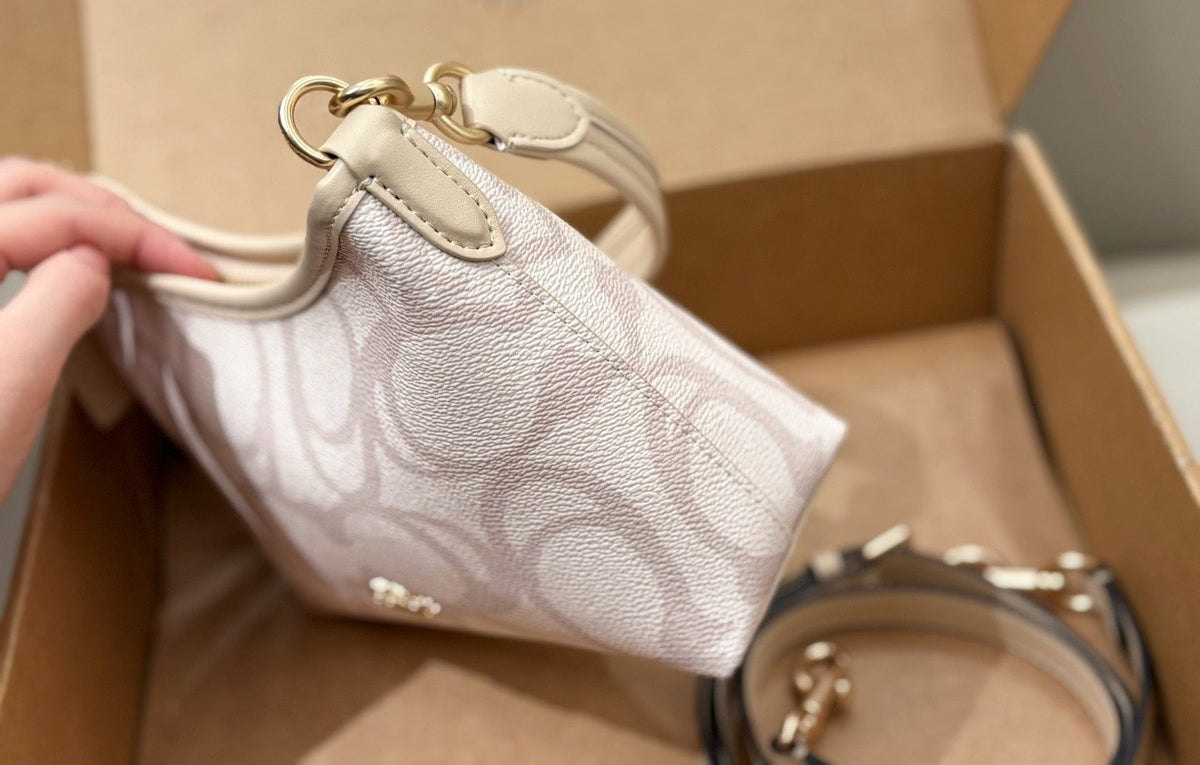 Coach Laurel Signature Hobo Bag — side