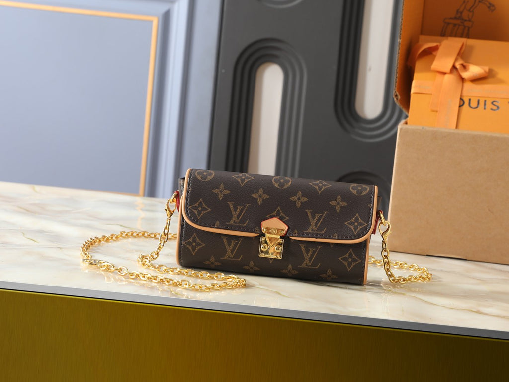 Louis Vuitton Pochette Camille Monogram Chain-Strap Bag — hero
