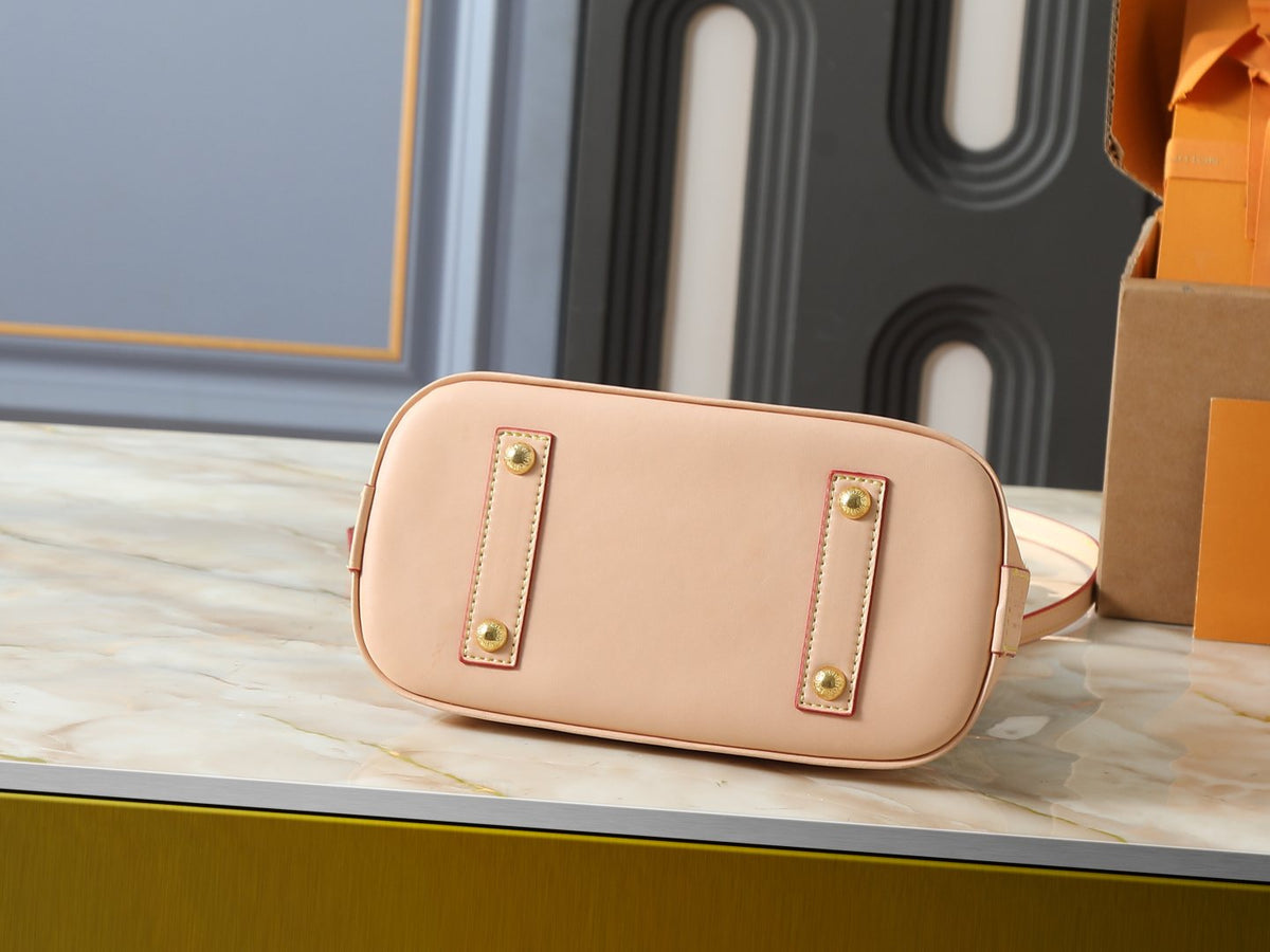 Louis Vuitton Alma Structured Top-Handle Bag — detail