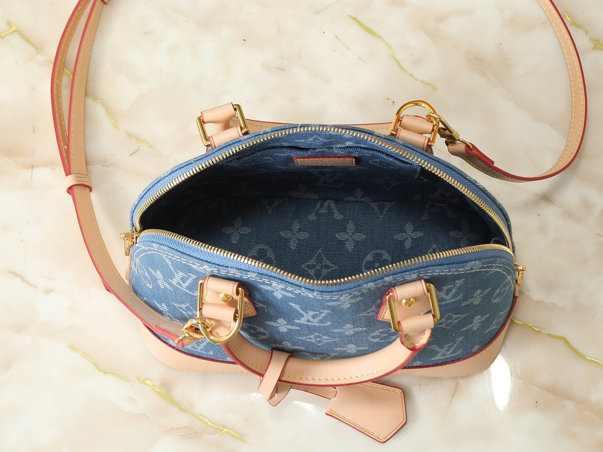 Louis Vuitton Alma Structured Top-Handle Bag — detail